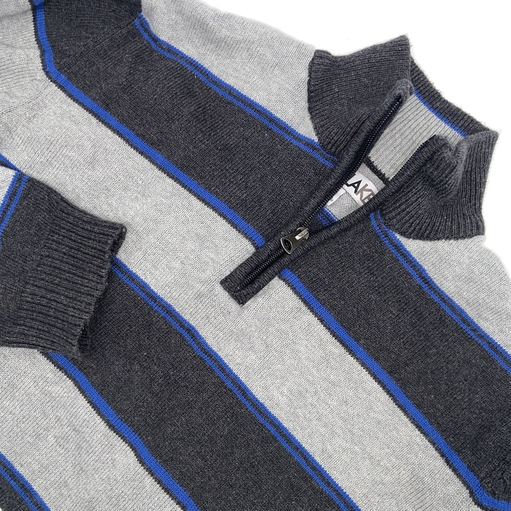 Silverlake Striped Sweater Boy's Boys 1/4 Zip‎ Pullover XL 18-20